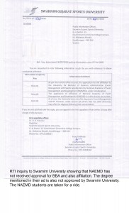 2. RTI abt SU abt no affiliation (changes)